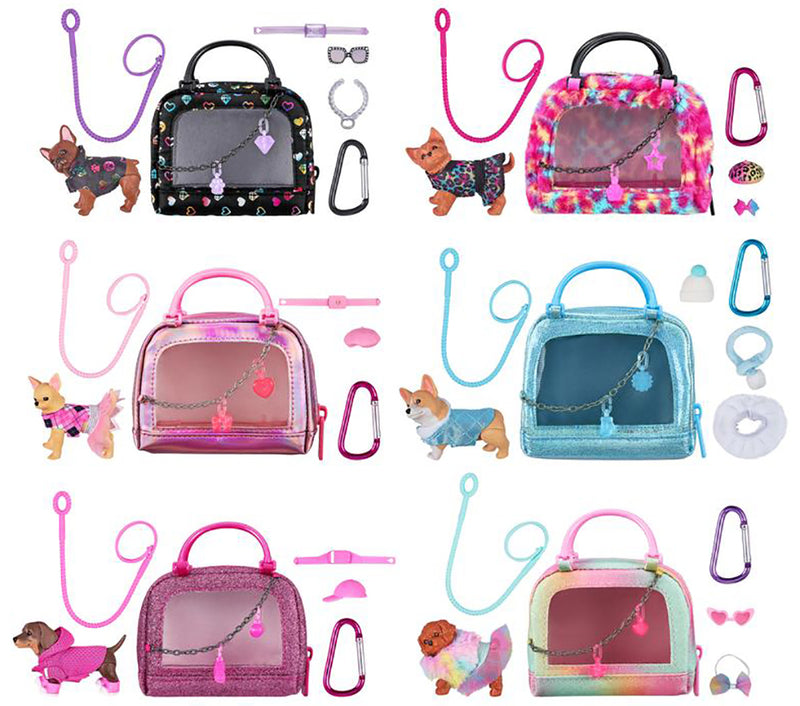 Real Littles Puppy In My Bag (One Backpack) set of 6