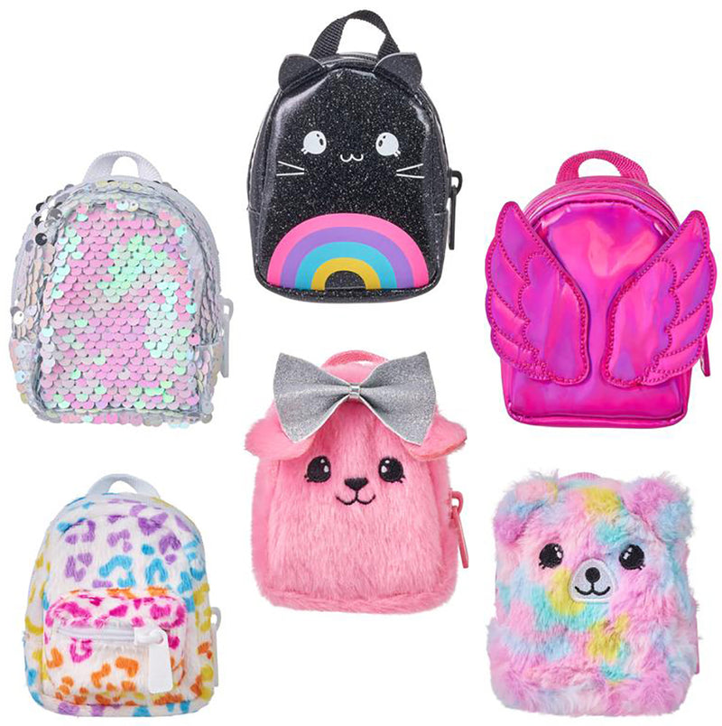 6 DIY miniature mini bags - backpack, handbag, trolley bag, luggage 