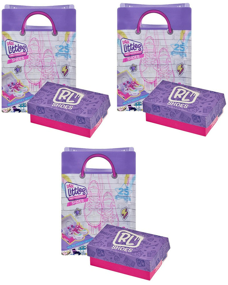 Shopkins Real Littles Sneakers Bundle of 3 Mystery Packs