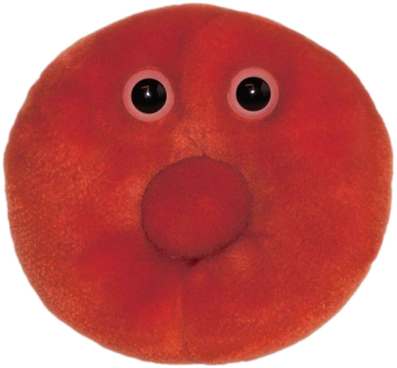 Giant Microbes Plush - Red Blood Cell (Erythrocyte) open