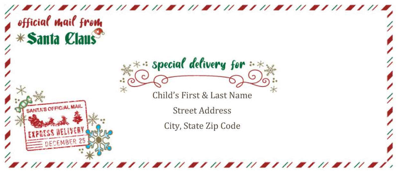 Santa Letter From the Desk - 1A (Free Shipping)