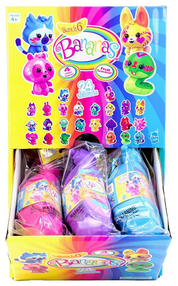 Bananas toys mystery singles Series 6 - (One Banana - Colors Vary) full case
