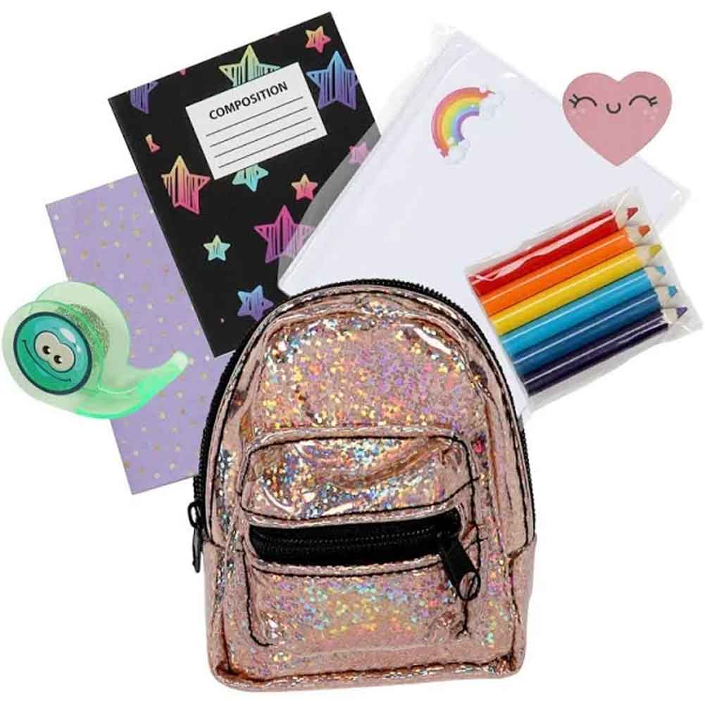 Real Littles Backpack - Glittery Pink – Gemm Sales Company