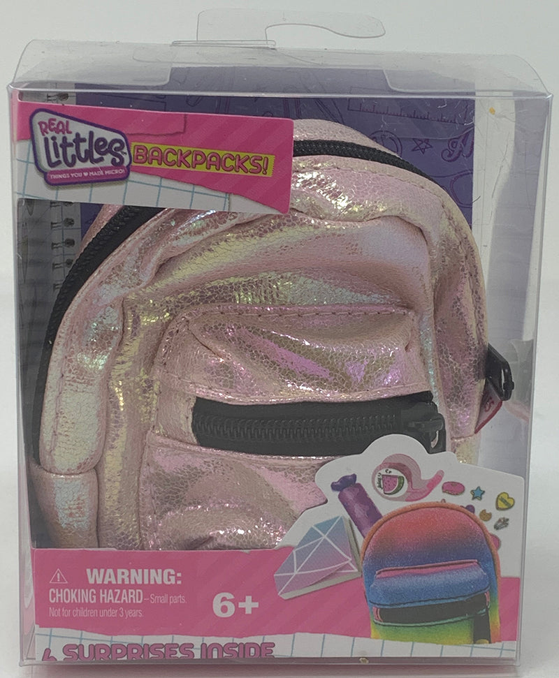 Shopkins Real Littles Glitter Puppy Dog Mini Backpack 6 Surprises