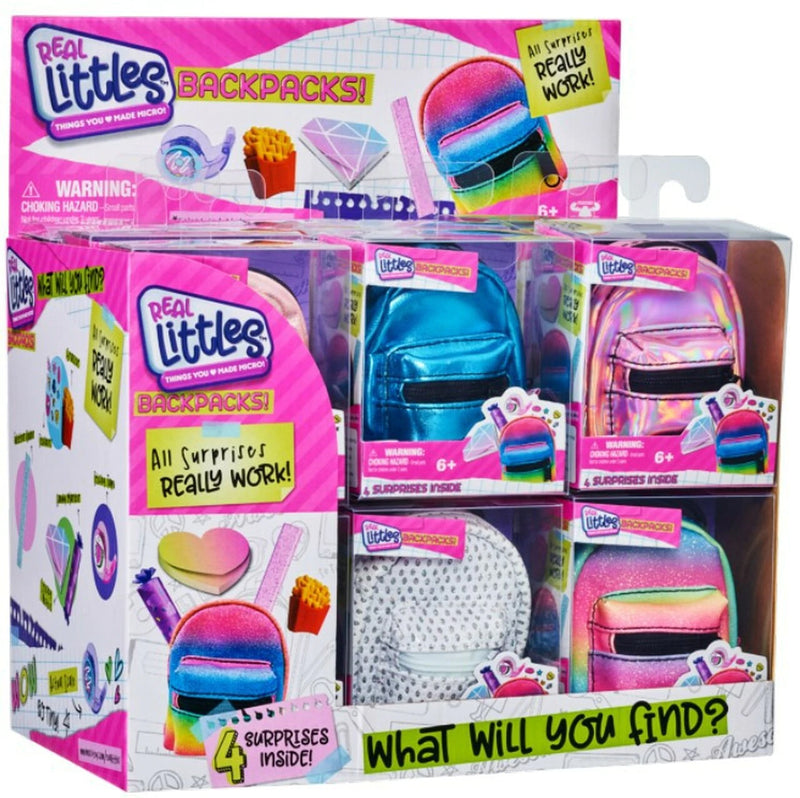 Real Littles:Backpack with 6 Stationery Surprises - Series 2 Themed  (Styles