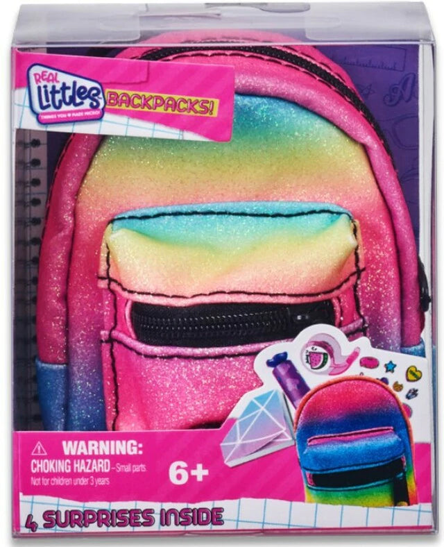 Shopkins Real Littles Backpack Series 2 (Complete set of 6) rainbow