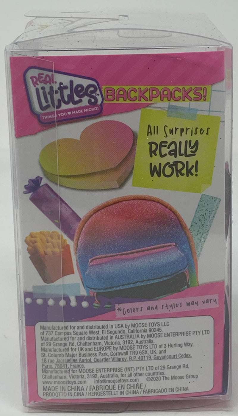 Shopkins Real Littles Backpack Series 2 (Complete set of 6) back of package