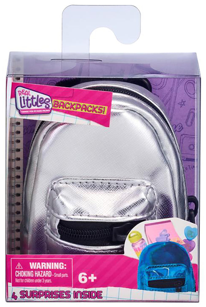 Shopkins Real Littles Backpacks! Series 3 Super Silver