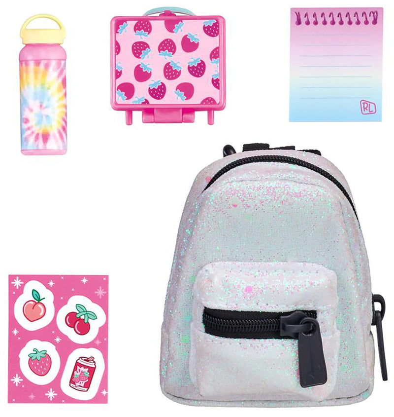 Shopkins Real Littles Backpacks! Series 3 White Sparkle look inside