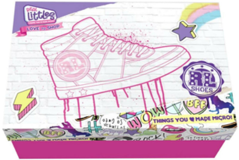 Shopkins Real Littles Sneakers (1 Mystery Pack) art on box