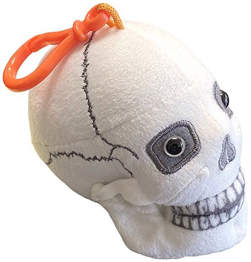 GIANTmicrobes Plush - Skull Key Chain Side