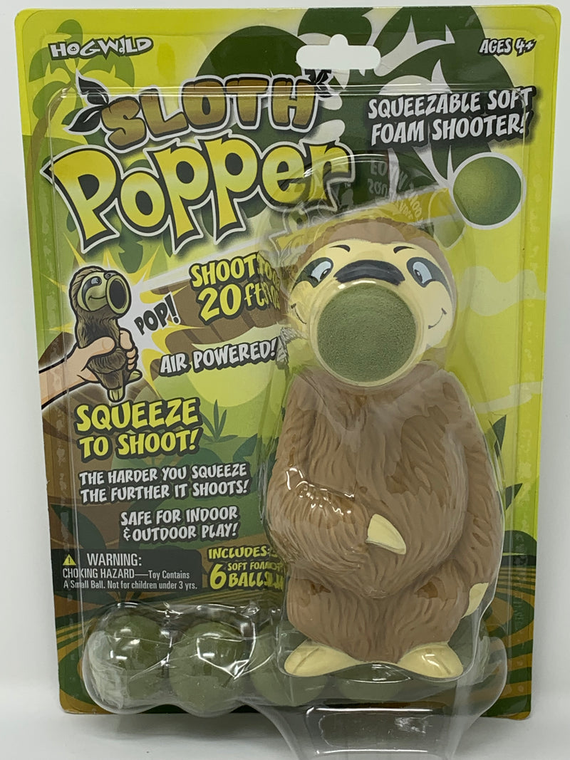 Sloth Popper front