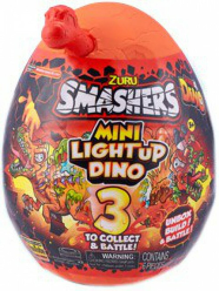 Smashers Series 4 Mini Light-Up Dino RANDOM Dino! MINI Surprise! Mystery Egg Random (Pre-Order)