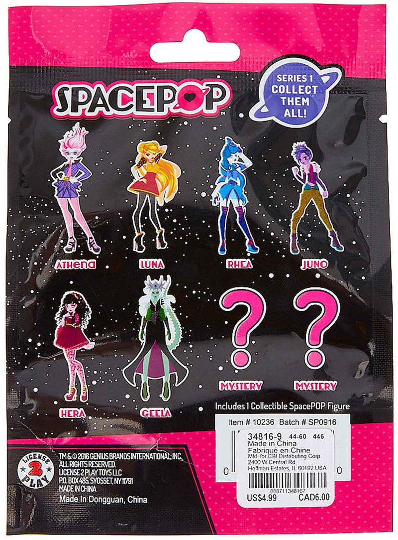 Spacepop Figures Series 1 (1 Mystery Pack) back of package