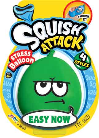 Squish Attack Stress Balloon green