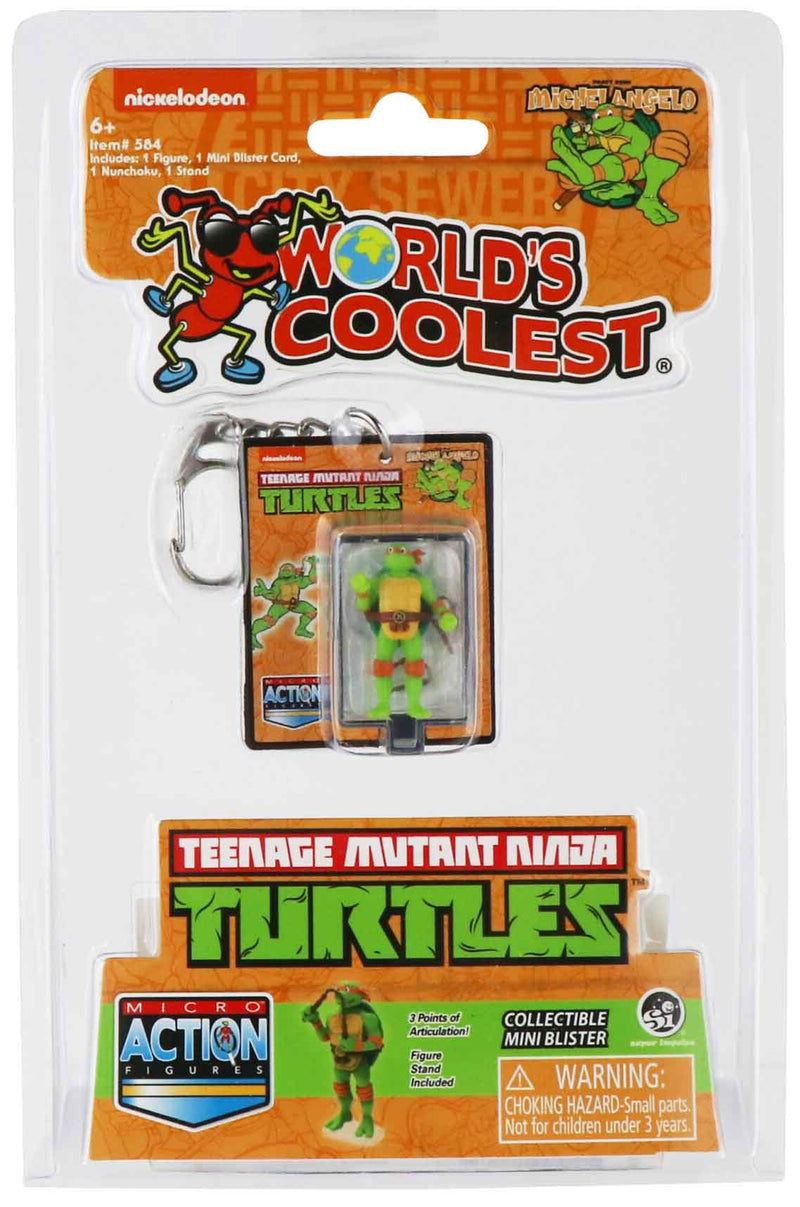 World's Smallest Teenage Mutant Ninja Turtles Michelangelo