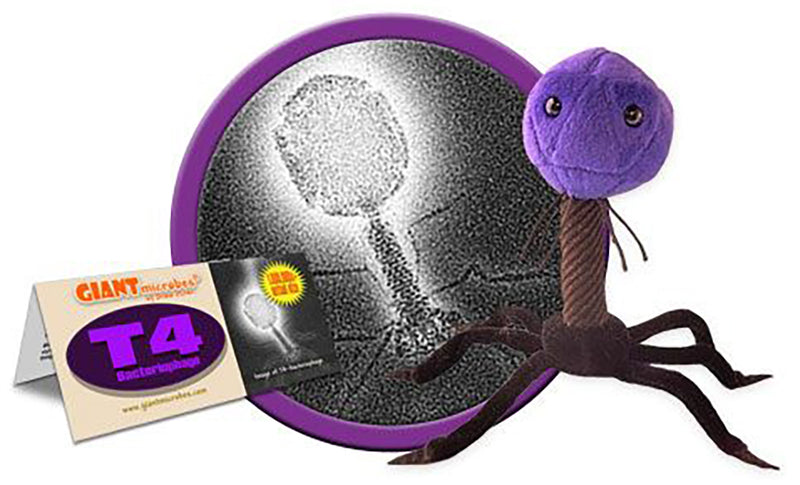 GIANTmicrobes Plush - T4 (T4-Bacteriophage) With Tag