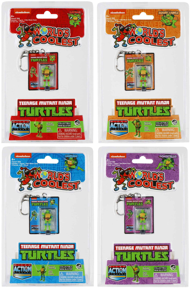 World's Smallest Teenage Mutant Ninja Turtles (Bundle of 4)