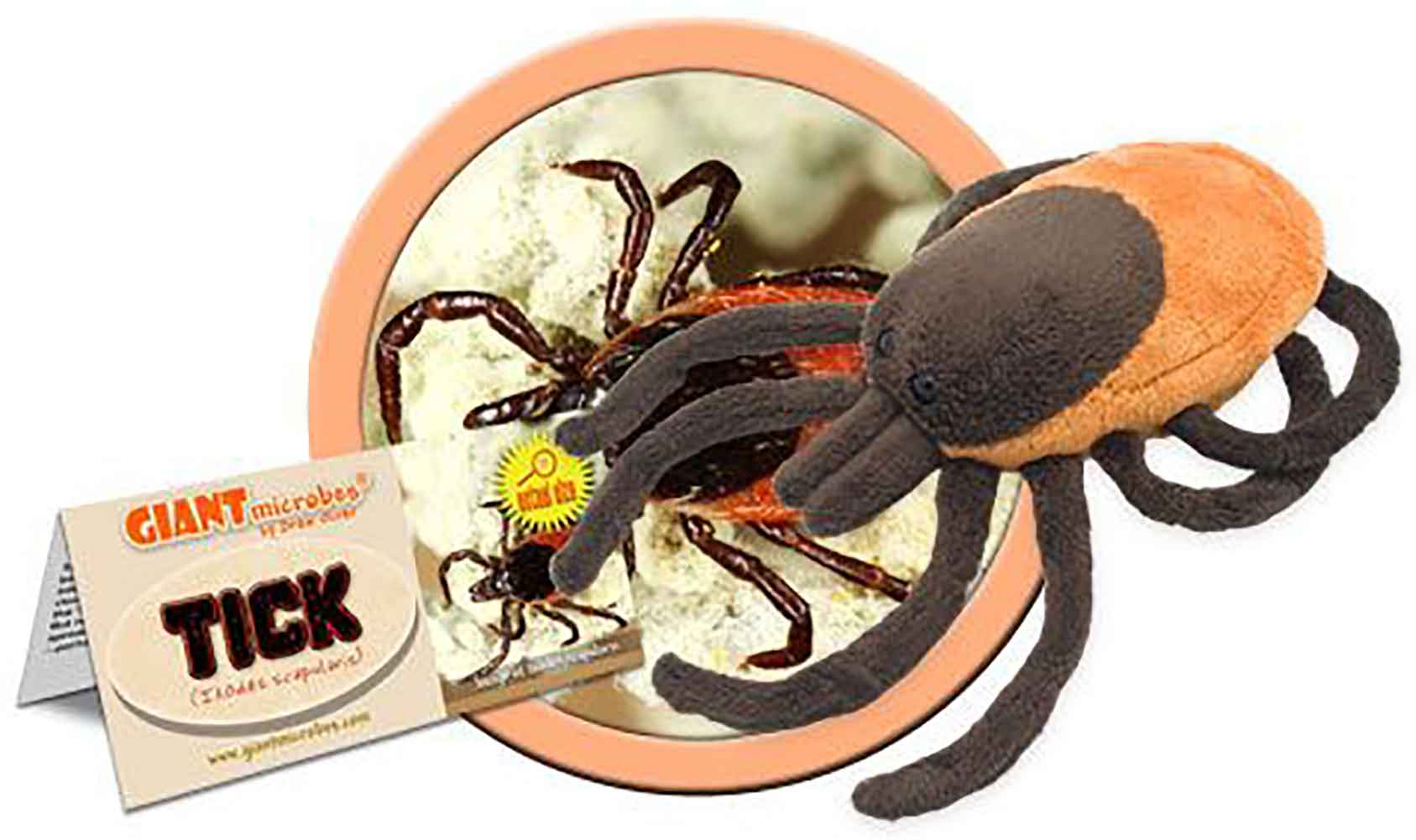 Giant Microbes Plush - Tick (Ixodes Scapularis)