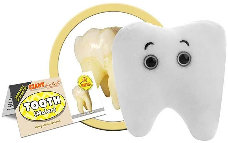 Giant Microbes Plush - Tooth (Molar)