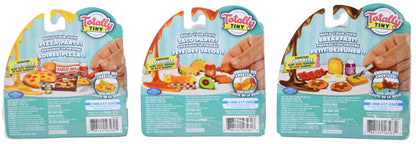 Totally Tiny Fun with Food Sets – (Bundle of 3) back of package