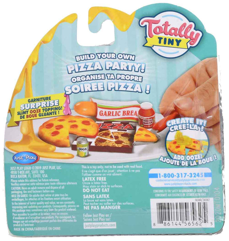 Totally Tiny Fun with Food Sets – Pizza Party back of package