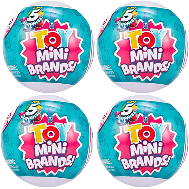 5 Surprise Toy Mini Brands Capsule Collectible Toy (Bundle of 4)