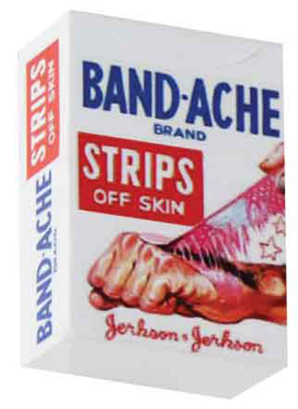 Wacky Packages Minis - Band-Ache in action