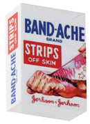 Wacky Packages Minis - Band-Ache in action