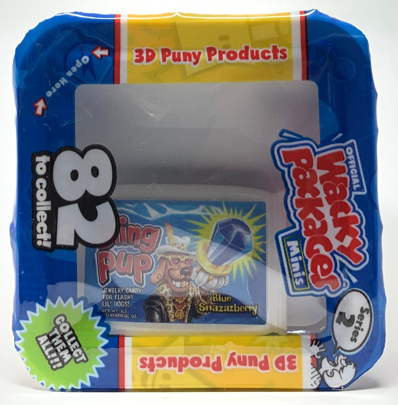 Wacky Packages Minis - Bling Pup (plus 4 Mystery) - Series 2