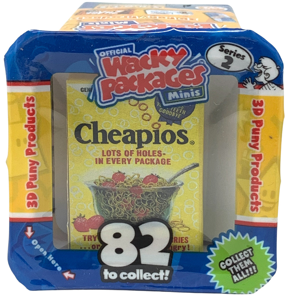 Wacky Packages Minis - Cheapios (plus 4 Mystery) - Series 2