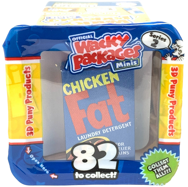 Wacky Packages Minis - Chicken Fat Laundry Detergent (plus 4 Mystery) - Series 2