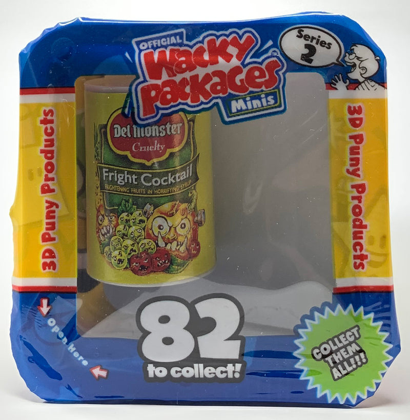 Wacky Packages Minis - Del Monster Fright Cocktail (plus 4 Mystery) - Series 2