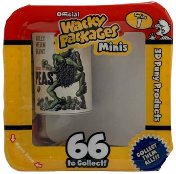 Wacky Packages Minis - Jolly Green Peas (plus 4 Mystery)