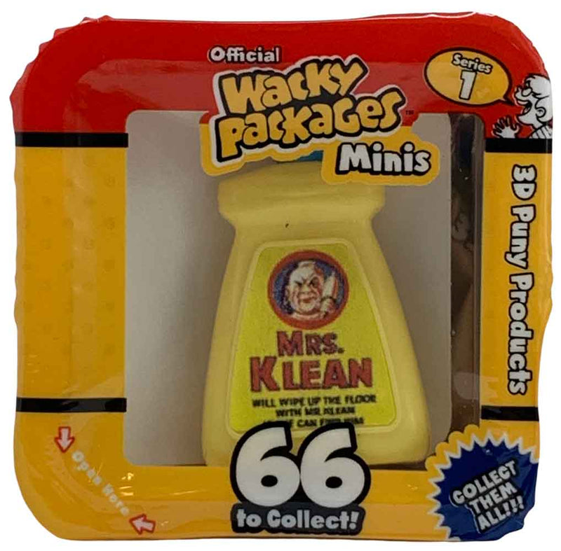 Wacky Packages Minis - Mrs. Klean (plus 4 Mystery)