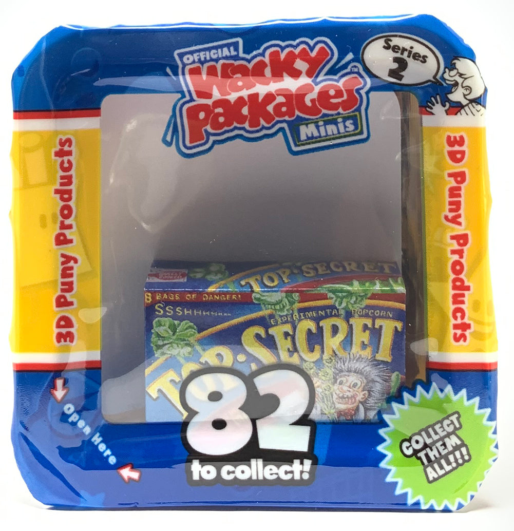 Wacky Packages Minis - Top Secret (plus 4 Mystery) - Series 2