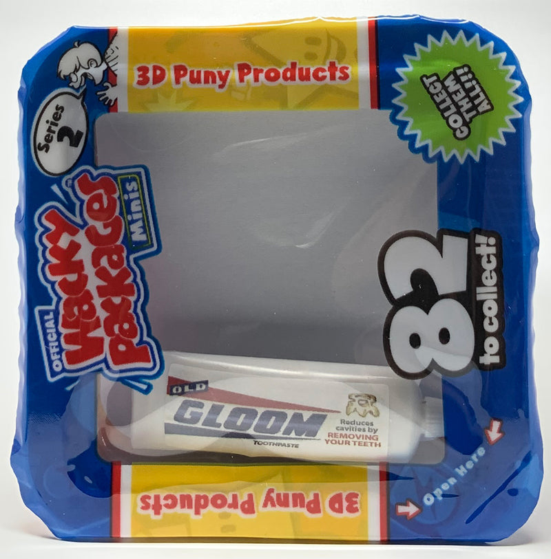 Wacky Packages Minis - Tubes Gloom (plus 4 Mystery) - Series 2