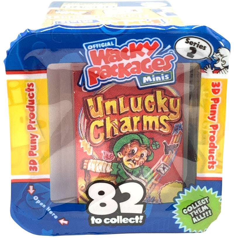 Wacky Packages Minis - Unlucky Charms (plus 4 Mystery) - Series 2