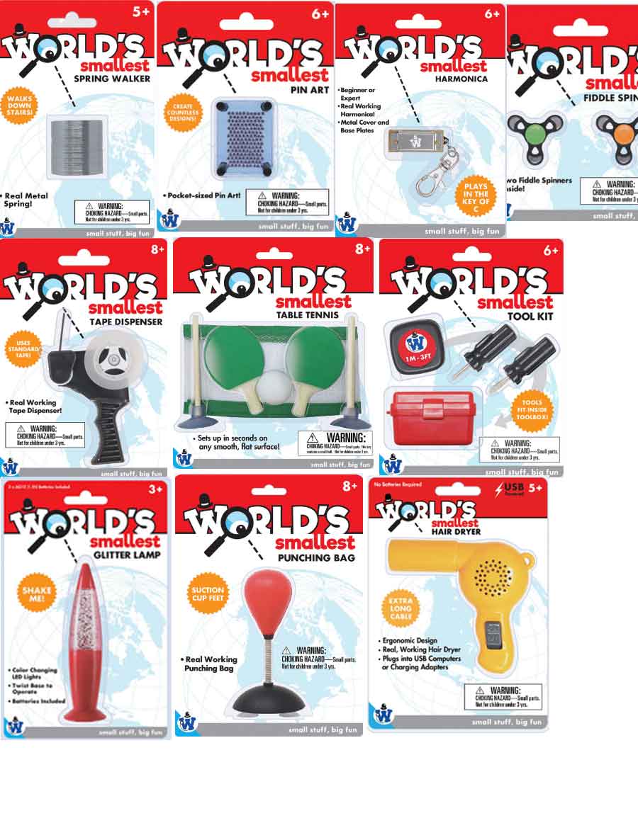 Worlds Smallest by Westminster (Random Set of 5)