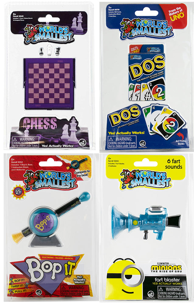 World's Smallest toys (Bundle of 4 New Activities - February 2022)
