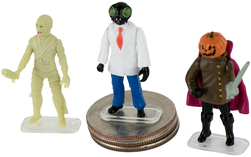 World’s Smallest Mego Horror Micro Action Figures – Series 2 (Bundle of 3) on quarters