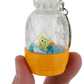 World’s Coolest SpongeBob SquarePants pineapple under the sea keychain in hand