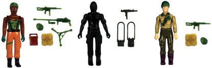 World's Smallest GI Joe vs Cobra - Snake Eyes all three