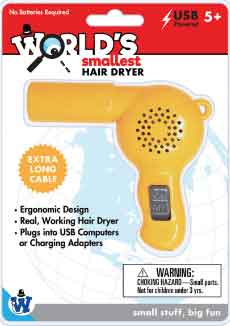Worlds Smallest Spring Walker (by Westminster) hair dryer