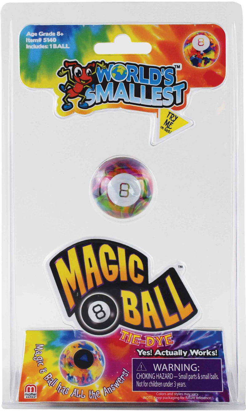 World's Smallest Tie Dye Magic 8 Ball