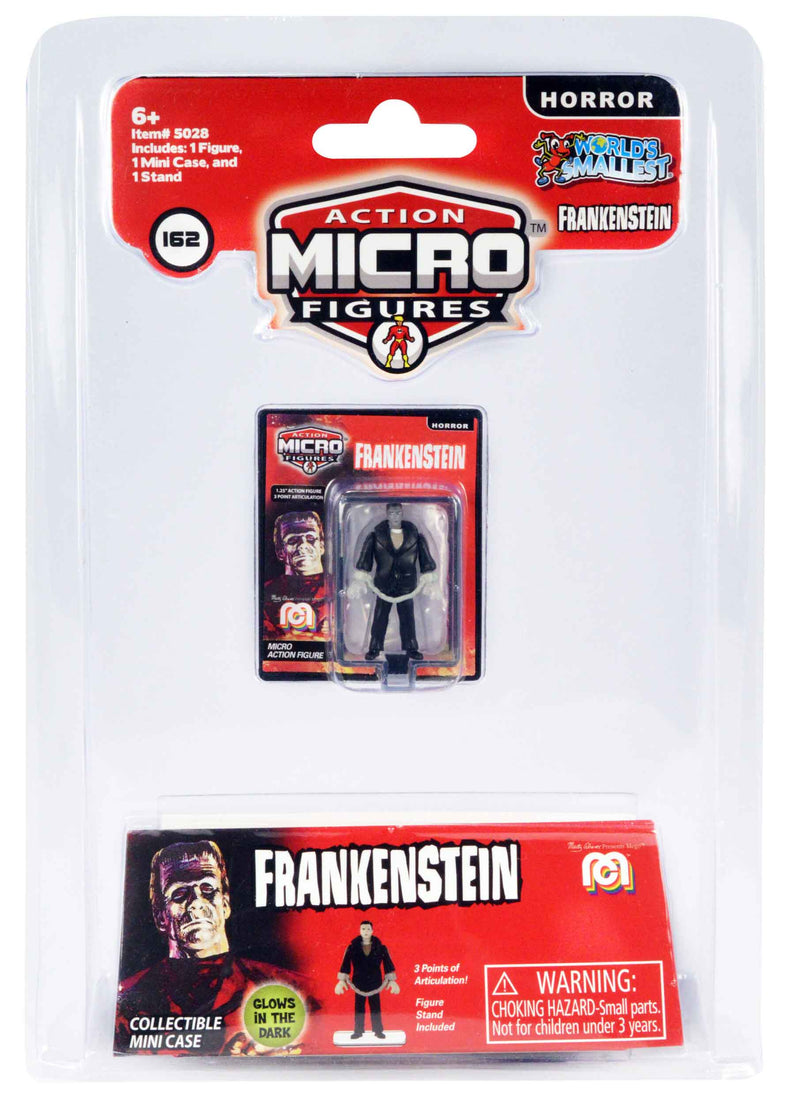 World’s Smallest Mego Horror Micro Action Figures – Frankenstein in a package