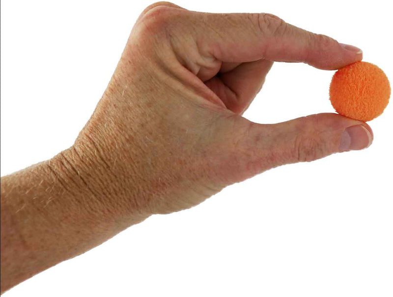 World’s Smallest Nerf Ball in hand