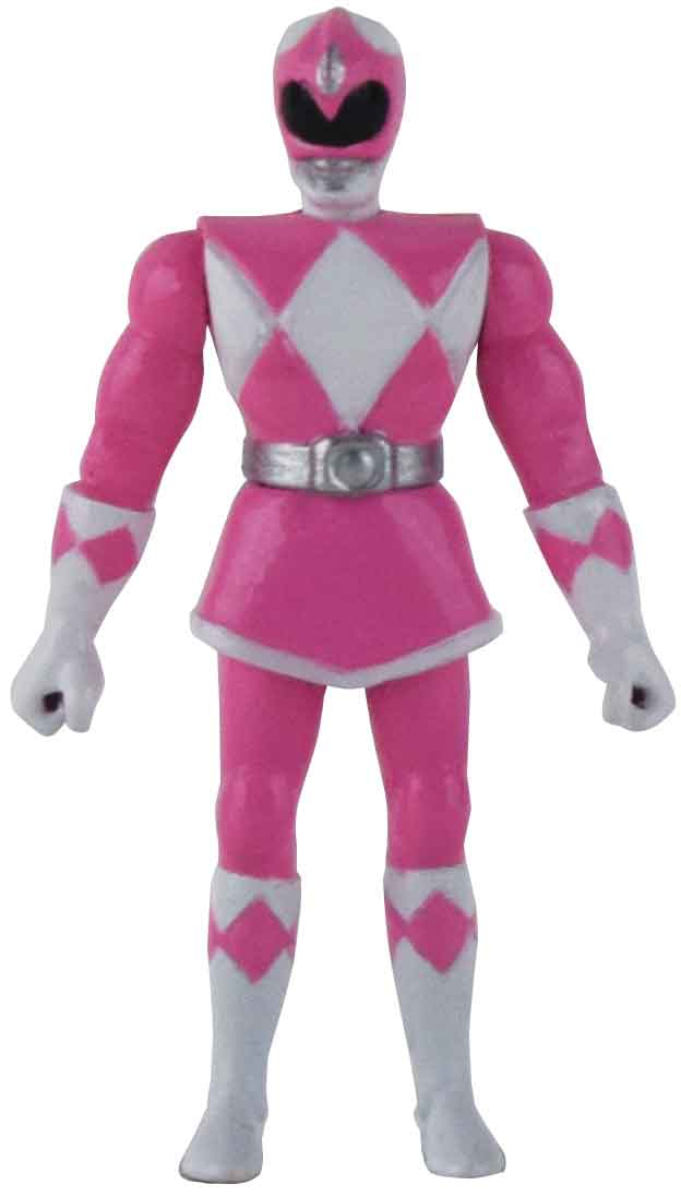 World's Smallest Power Ranger Action Figure - Pink