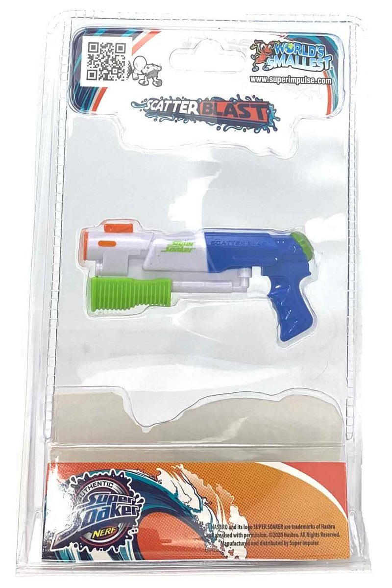 World's Smallest Super Soaker - Scatter Blast back of package