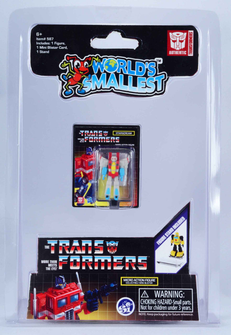 World Smallest Transformers Generation 1 - StarScream in package